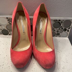N. Kirkwood Coal Pink Platform Heels